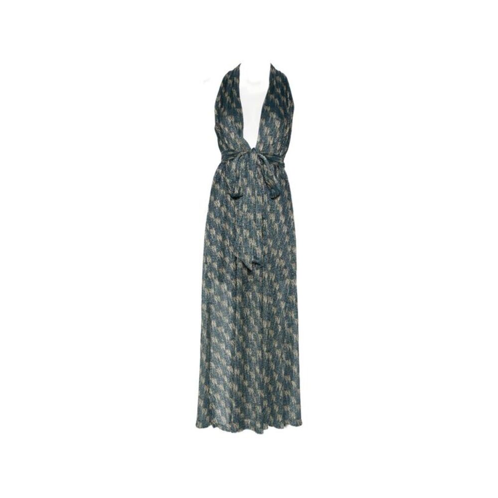 Siyu Women's V-Neck Ars Long Dress